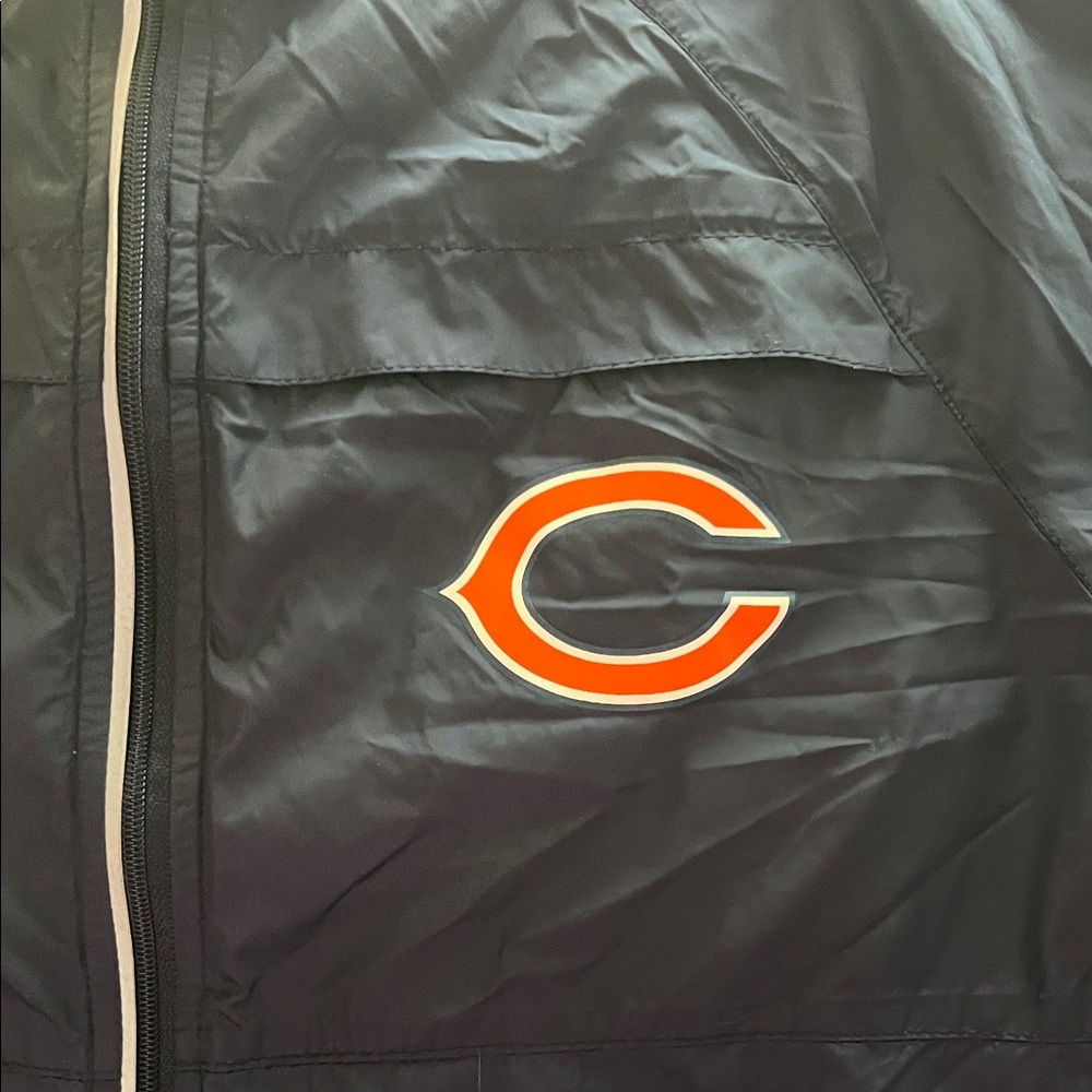 Chicago Bears Navy Blue Windbreaker - Picture 2 of 10